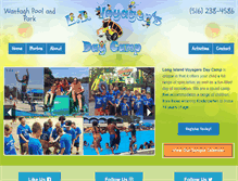 Tablet Screenshot of livoyagersdaycamp.com